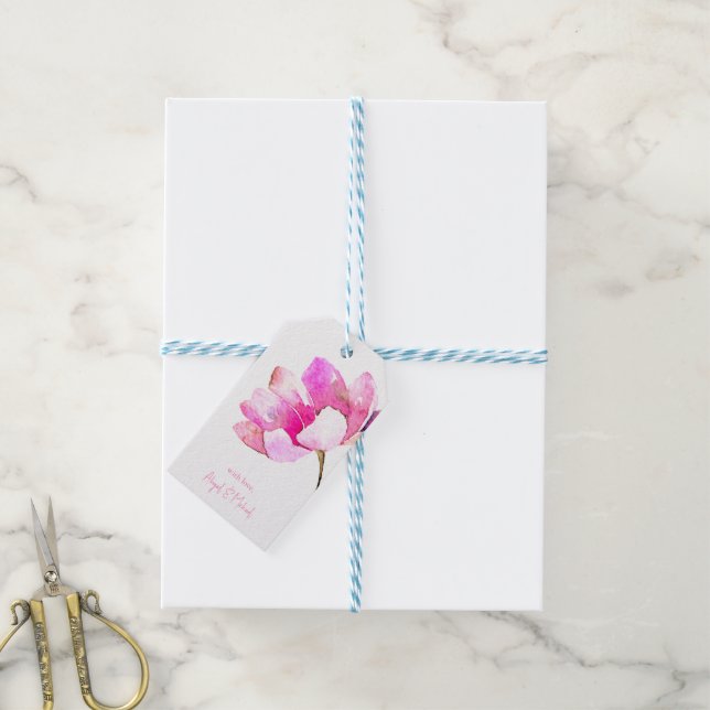 Personalisierter Hitzeanstrich Geschenkanhänger (Mit Garn)