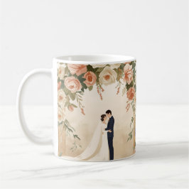 Personalisierter Hochzeitsbecher Kaffeetasse