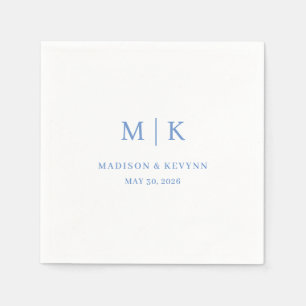 Personalisierter Hochzeitscocktail Napkins Serviette