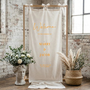 Personalisierter Hochzeitsdekor Probeparty-Willkom Banner
