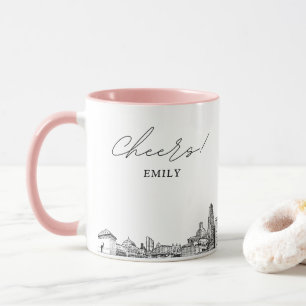 Personalisierter Hochzeitskaffee-Becher aus Pittsb Tasse