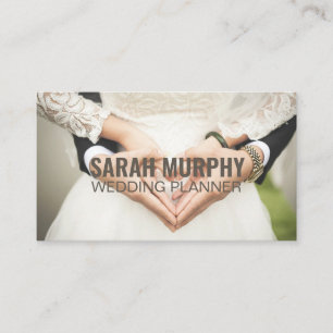 Personalisierter "Hochzeitsplaner" (amerikanisch) Visitenkarte