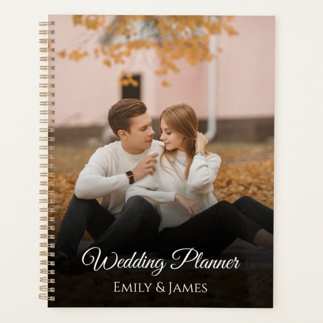 Personalisierter Hochzeitsplaner für Herbst Planer (Vorderseite)