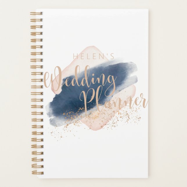 Personalisierter Hochzeitsplaner Planer (Vorderseite)