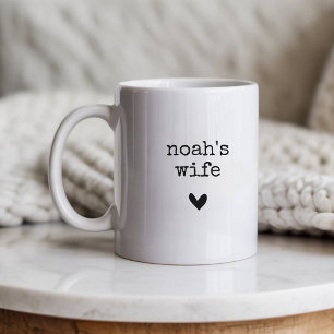 Personalisierter Hochzeitstasse für Herrn und Frau Kaffeetasse