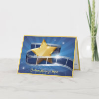 Personalisierter Hollywood-Goldstar-Filmstreifen