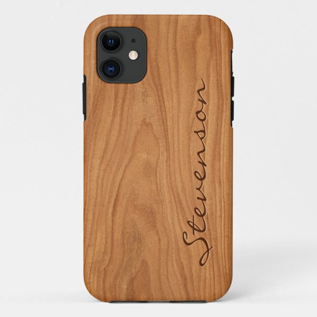 Personalisierter hölzerner Blick - Case-Mate iPhone Hülle (Rückseite)