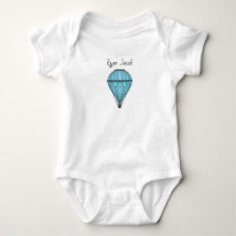 Personalisierter Hot Air Balloon Baby Baby Strampler