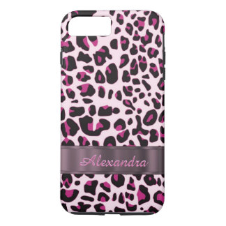 Personalisierter hübscher Leopardendruck iPhone 8 Plus/7 Plus Hülle