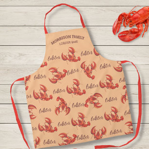 Personalisierter Hummer Bake Koch Seafood Muster Schürze