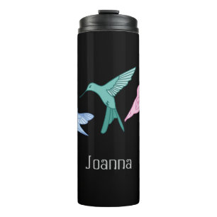Personalisierter Hummingbird Print Thermosbecher