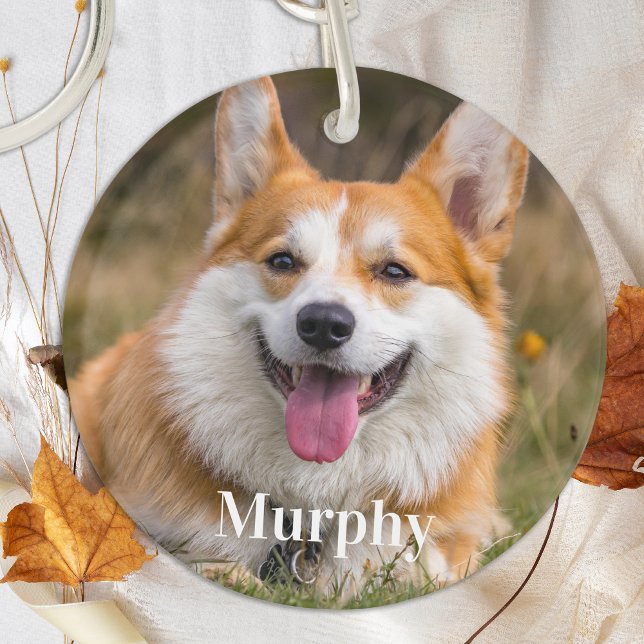 Personalisierter Hund Foto für Haustiere Länge dop Schlüsselanhänger (Von Creator hochgeladen)