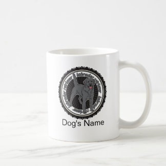 Personalisierter Hund Labrador Retriever mit Name Kaffeetasse