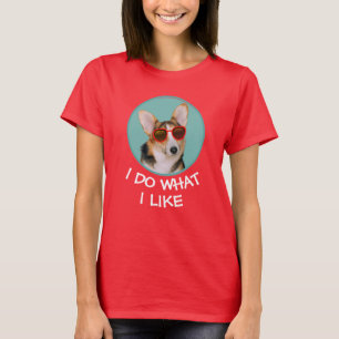 Personalisierter Hund mit individuellem Foto Ich m T-Shirt