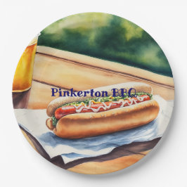 Personalisierter Hund Pappteller