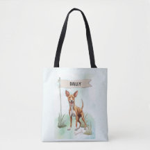 Personalisierter Hund Pharaoh Hound Wasserfarbe
