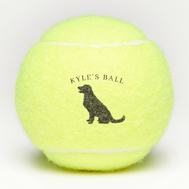 Personalisierter Hund Tennisbälle (Vorderseite)