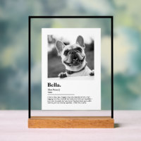 Personalisierter Hunde-Foto-Druck-Wörterbuch-Defin