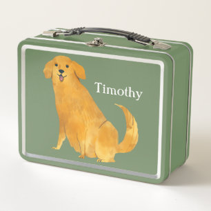 Personalisierter Hundefreund Mittags-Box Metall Brotdose