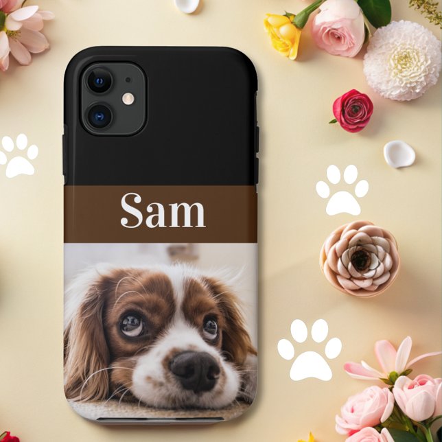 Personalisierter Hundeliebhaber des Fotos Case-Mate iPhone Hülle (Von Creator hochgeladen)