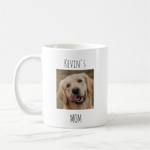Personalisierter Hundemutter-2-Foto-Becher   Indiv Kaffeetasse