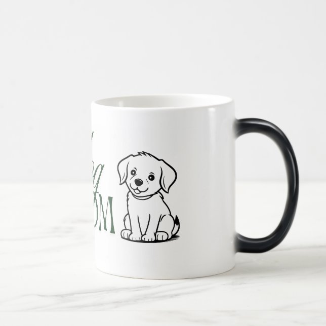 Personalisierter Hundemutter-Becher Verwandlungstasse (Rechts)