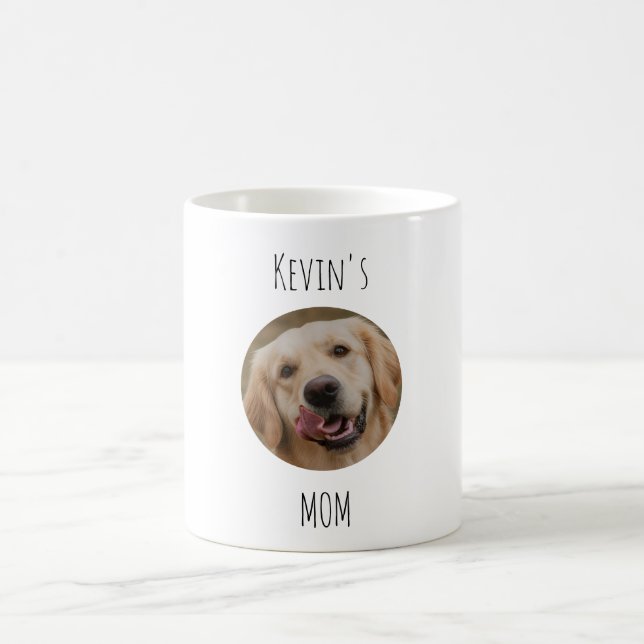 Personalisierter Hundemutter-Foto-Becher | Individ Kaffeetasse (Mittel)