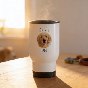 Personalisierter Hundemutter-Foto-Becher Individ Reisebecher