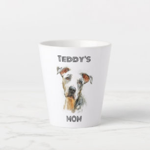 Personalisierter Hundemutter-Lattes-Schalen   Indi Milchtasse