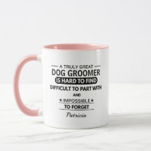 Personalisierter Hundepfleger-Schätzungskaffee
