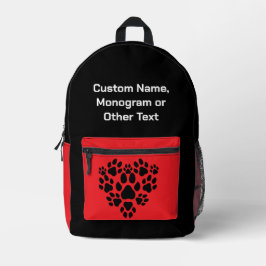 Personalisierter Hundeschrank - Benutzerdefinierte Bedruckter Rucksack