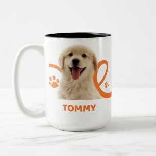 Personalisierter Hundetasse Benutzerdefinierter Zweifarbige Tasse
