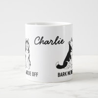 Personalisierter Husky-Bell-Modus-Mug-Wrap – Lusti