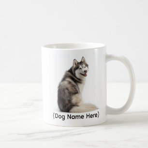 Personalisierter Husky „I Own You“ Kaffeetasse