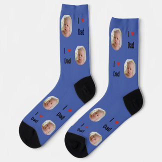 Personalisierter "I Liebe Vater" Socken
