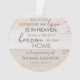 Personalisierter in Himmelsakrylorischer Ornament