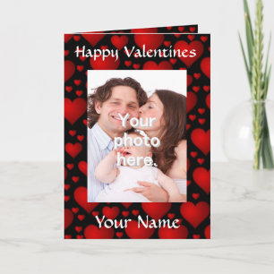 Personalisierter individualisierbarer Valentinstag Feiertagskarte