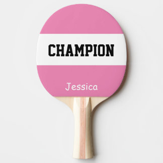 Personalisierter Individuelle Name-Champion Tischtennis Schläger