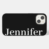 Personalisierter Individuelle Name Einfach Elegant