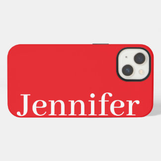 Personalisierter Individuelle Name Einfach elegant iPhone Hülle
