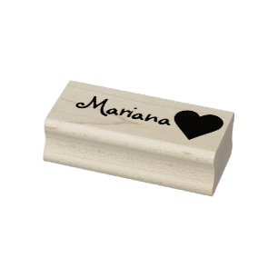 Personalisierter Individuelle Name für ein einfac Gummistempel