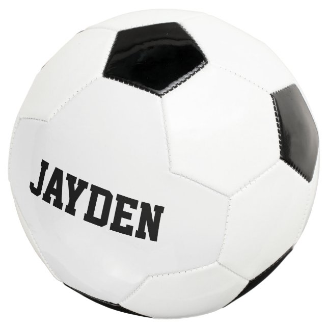 Personalisierter individuelle Name Fußball für Kin (Dreiviertel)