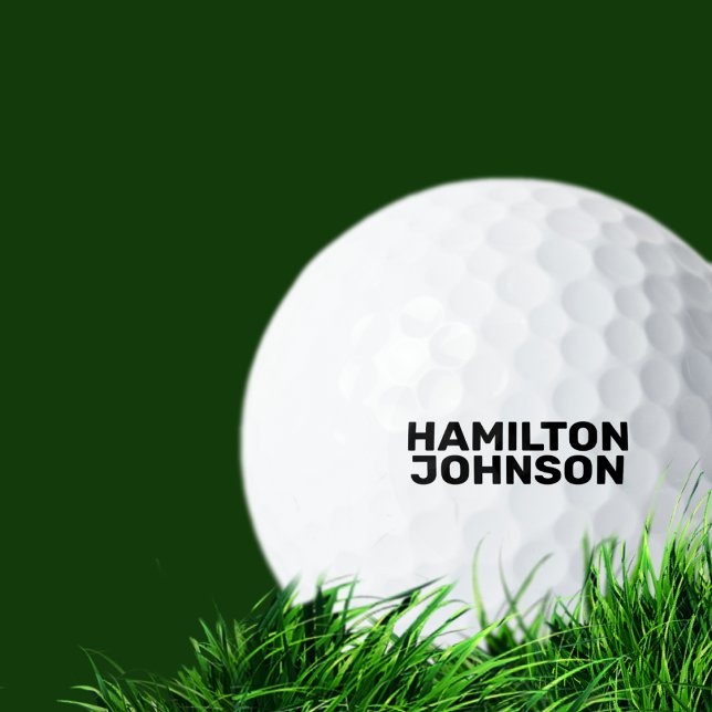 Personalisierter Individuelle Name Golfball (Von Creator hochgeladen)