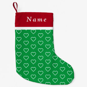 Personalisierter Individuelle Name Herzlich Willko Kleiner Weihnachtsstrumpf
