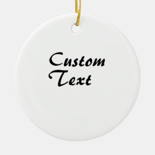 Personalisierter individuelle Name Keramik Ornament