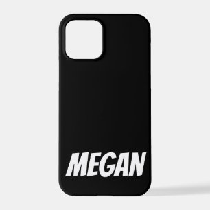 Personalisierter Individuelle Name Minimale iPhone 12 Pro Hülle