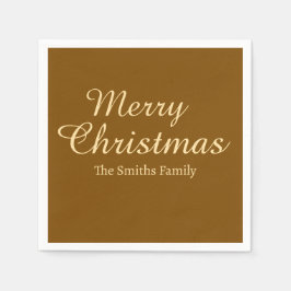 Personalisierter Individuelle Name Moderne frohe W Serviette