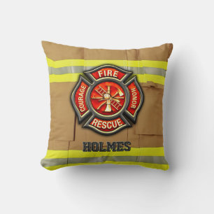 Personalisierter Individuelle Name Starker Feuerwe Kissen