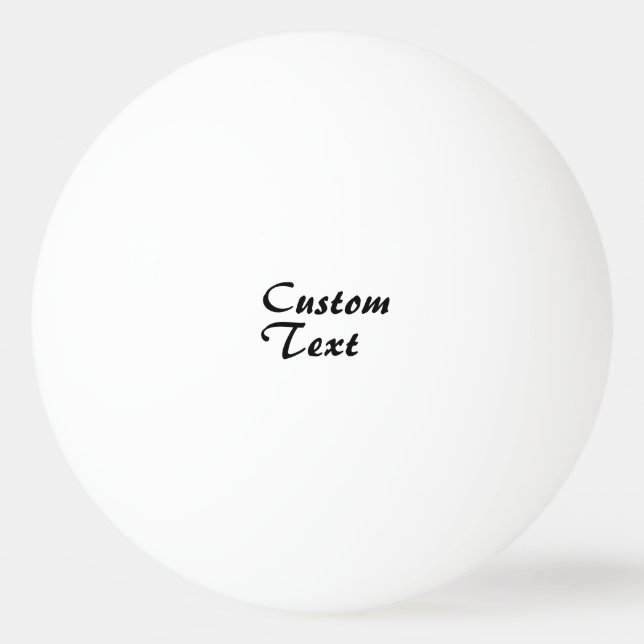 Personalisierter individuelle Name Tischtennisball (Vorderseite)
