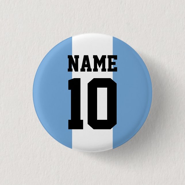 Personalisierter individuelle Name und Nummer Arge Button (Vorderseite)